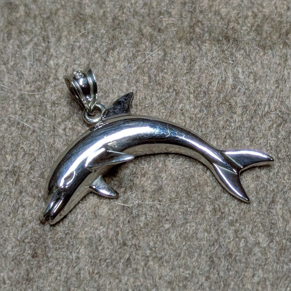 Sterling Silver Dolphin Pendant
